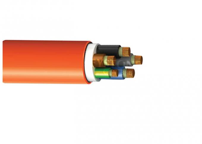 Cable cero del halógeno del humo bajo multifilar anaranjado de 0.6kV 1kV 0