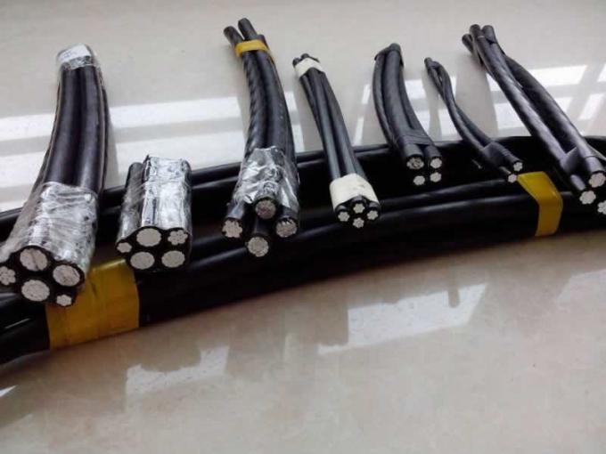 Cable liado aéreo del voltaje del aislamiento medio 50mm2 del PVC/de XLPE 1