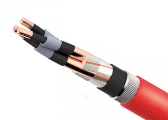 Cables de transmisión subterráneos del milivoltio de la base de la envoltura 50mm2 70mm2 3 de LSZH 0